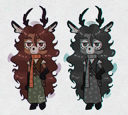 Render + Full Body + Small Background + 2 Characters